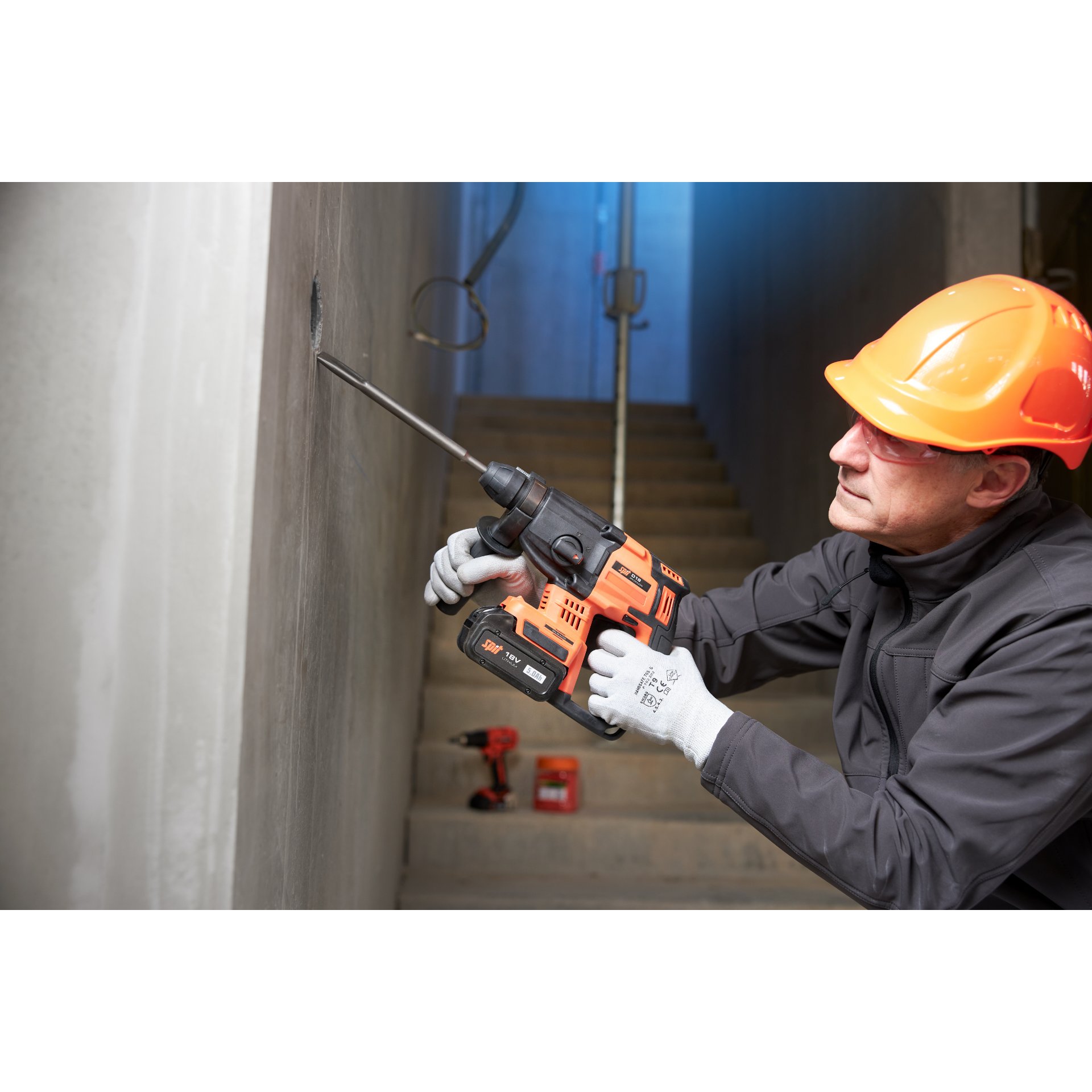 Person, Arbeiter, Gerät, Elektrische Bohrmaschine, Werkzeug