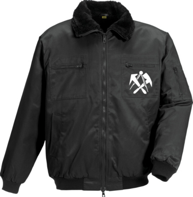 151699-Bonn-DD-Logo-schwarz Winter-Pilotjacke "Bonn 2004" mit DACHDECKER-Zunftemblem, JOB