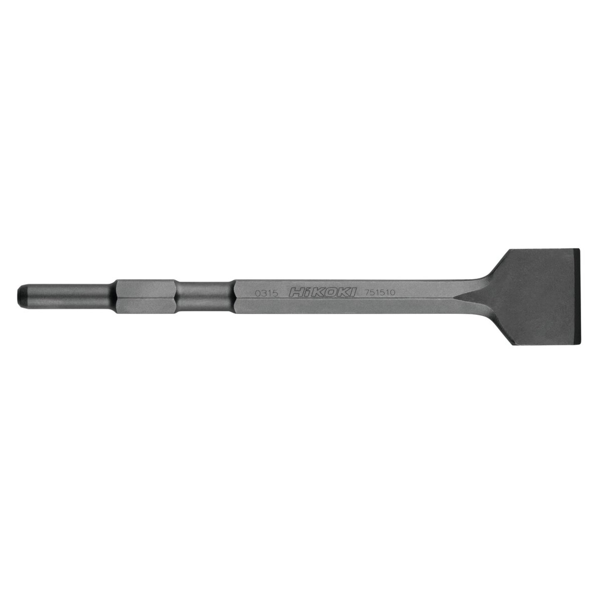 Hikoki Fliesenmeißel 13 mm Rundschaft / 17 mm Sechskant 50 x 280 mm Keil