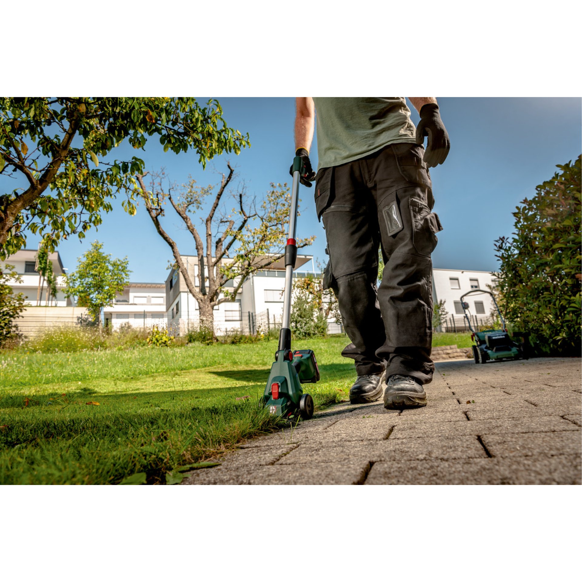Gras, Rasen, E-Scooter, Handschuh, Gerät