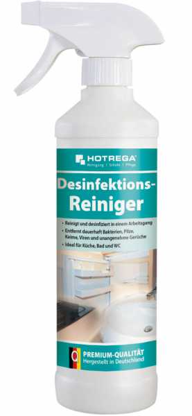 Hotrega Desinfektions-Reiniger 500 ml Sprühflasche