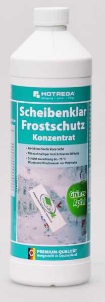 Hotrega Scheibenklar-Frostschutz-Apfelduft 1Liter Flasche (Konzentrat)