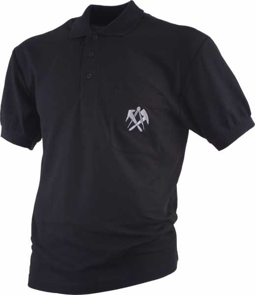 Polo-Shirt DACHDECKER schwarz, JOB